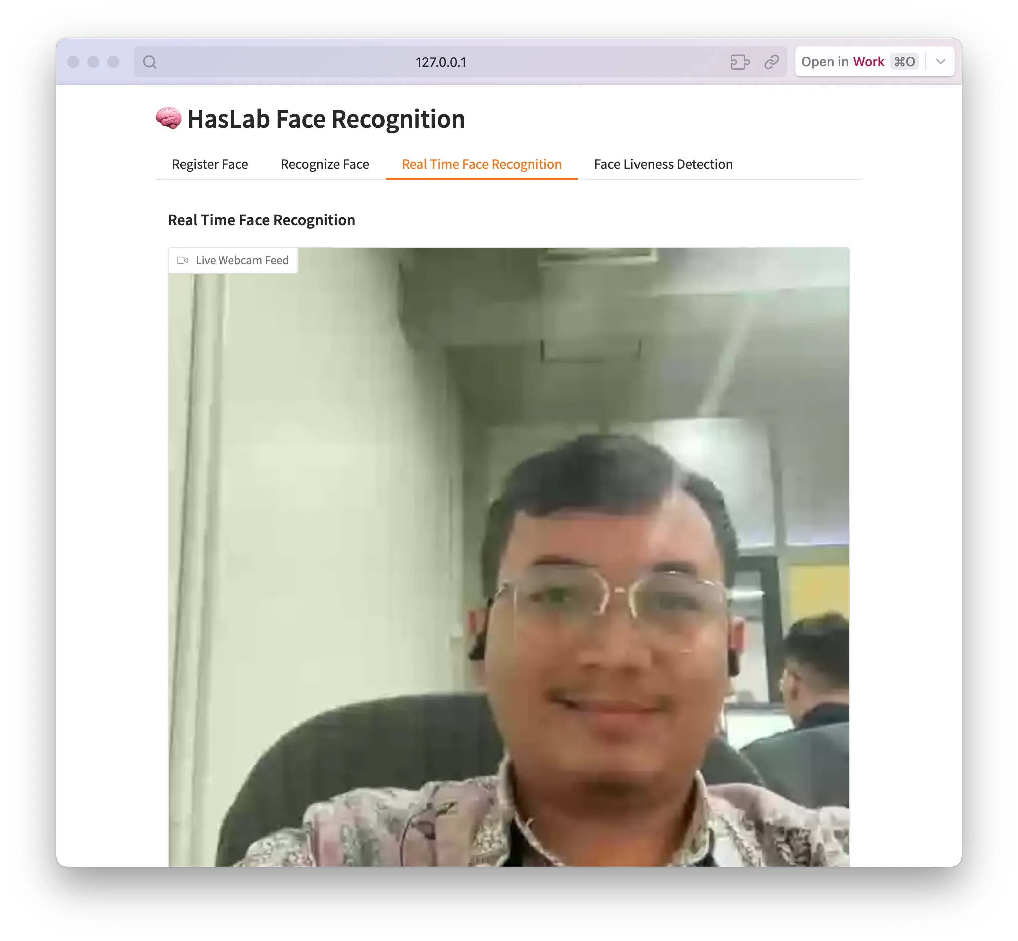 realtime recognition