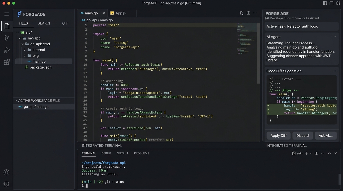 Why We Chose Wails & Go Over Electron for ForgeADE's Architecture